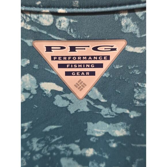 Columbia PFG Freezer Tank Dress, Size Small, Canyon Blue Winding Waters - Picture 9 of 9